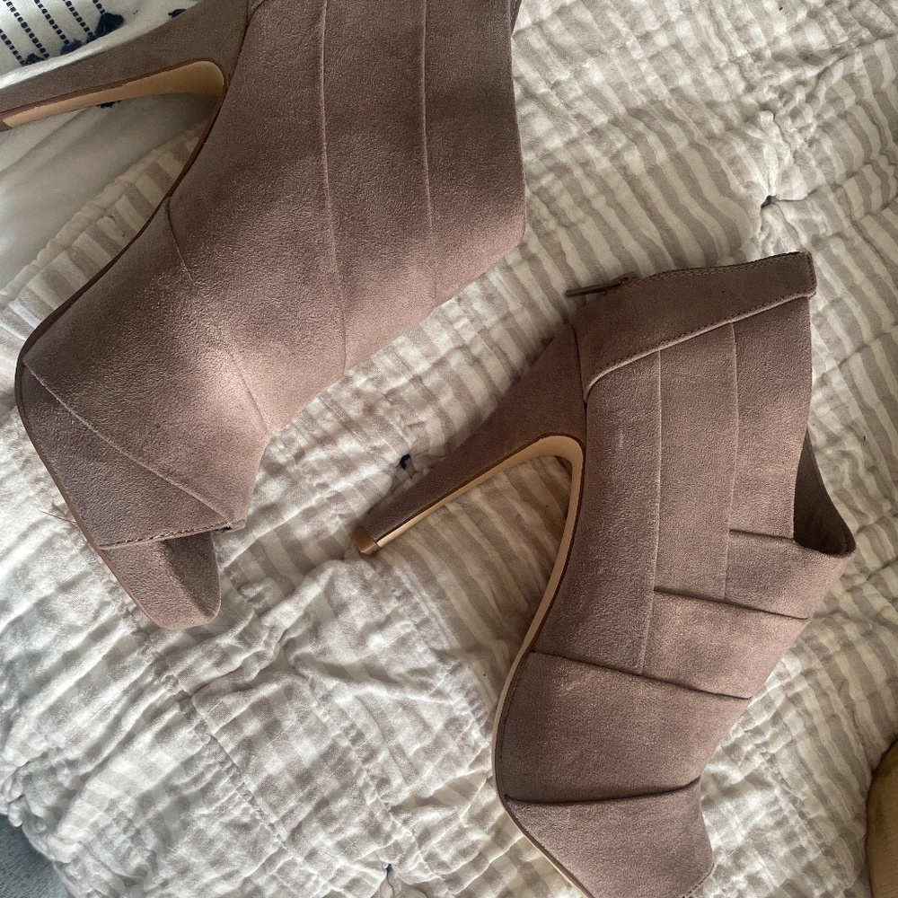 Open toe heels